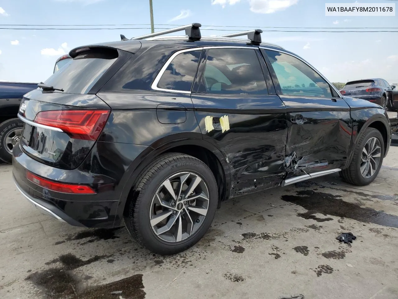 2021 Audi Q5 Premium Plus VIN: WA1BAAFY8M2011678 Lot: 69083254