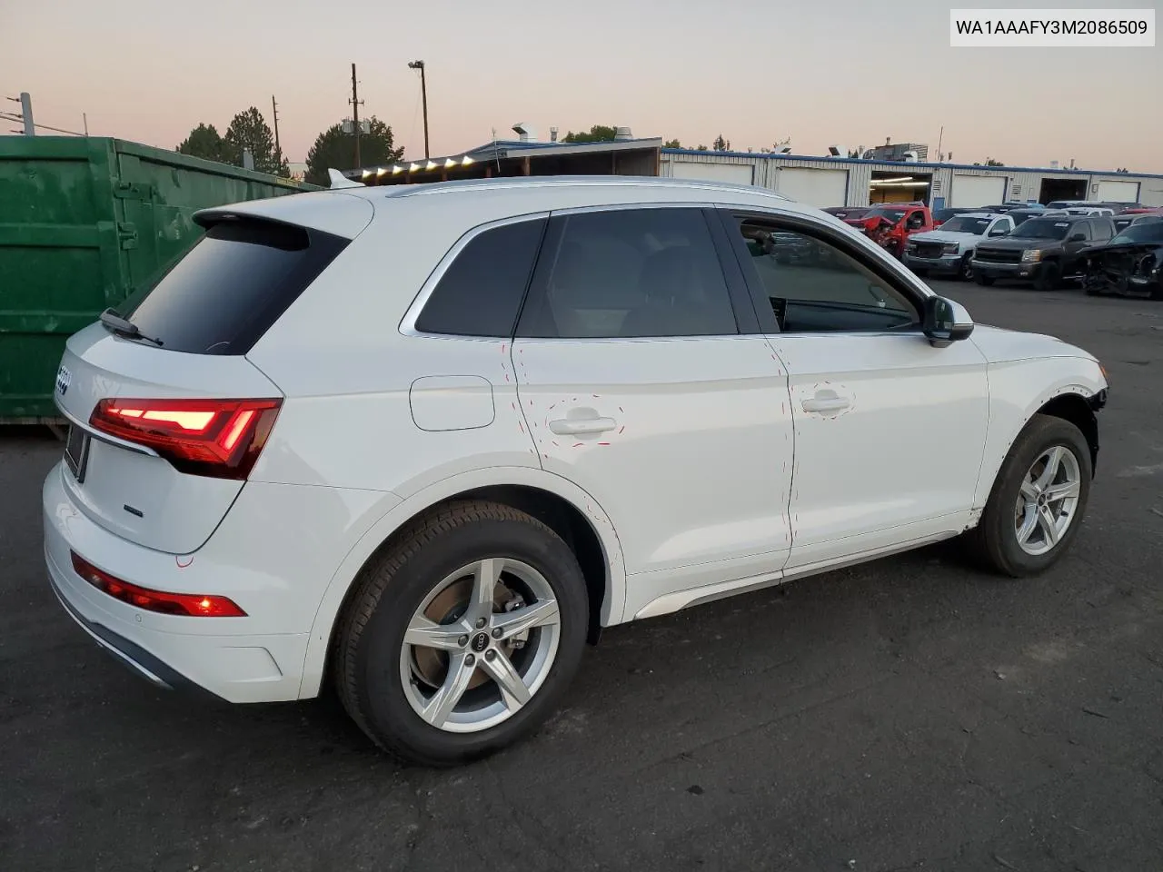 WA1AAAFY3M2086509 2021 Audi Q5 Premium