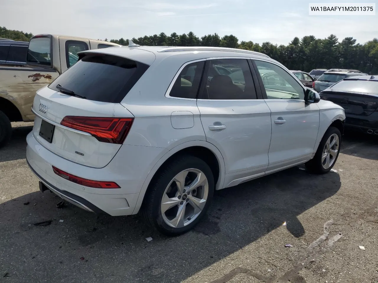 WA1BAAFY1M2011375 2021 Audi Q5 Premium Plus