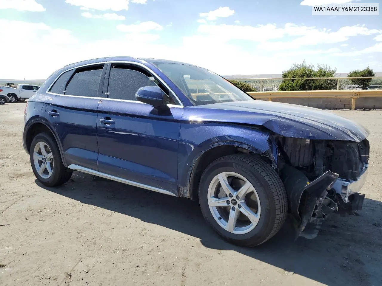 WA1AAAFY6M2123388 2021 Audi Q5 Premium