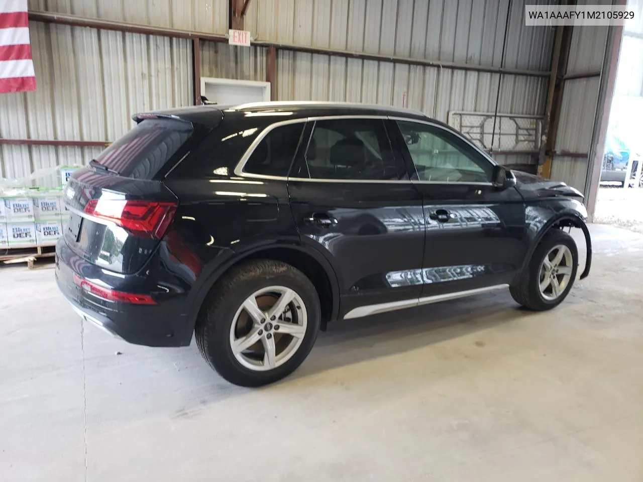 2021 Audi Q5 Premium VIN: WA1AAAFY1M2105929 Lot: 70754504