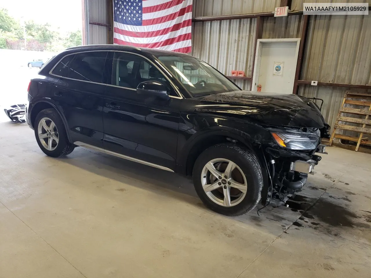 2021 Audi Q5 Premium VIN: WA1AAAFY1M2105929 Lot: 70754504