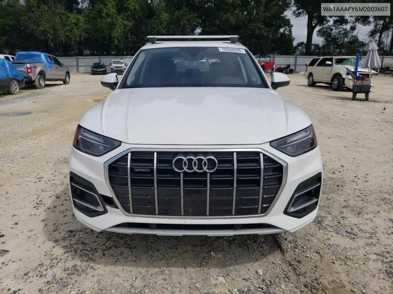 2021 Audi Q5 Premium VIN: WA1AAAFY6M2003607 Lot: 70958594