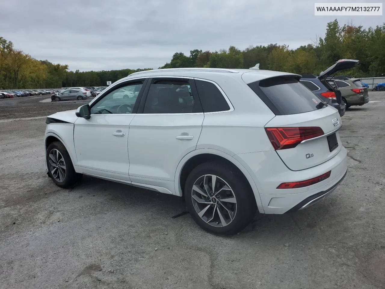 2021 Audi Q5 Premium VIN: WA1AAAFY7M2132777 Lot: 72054104