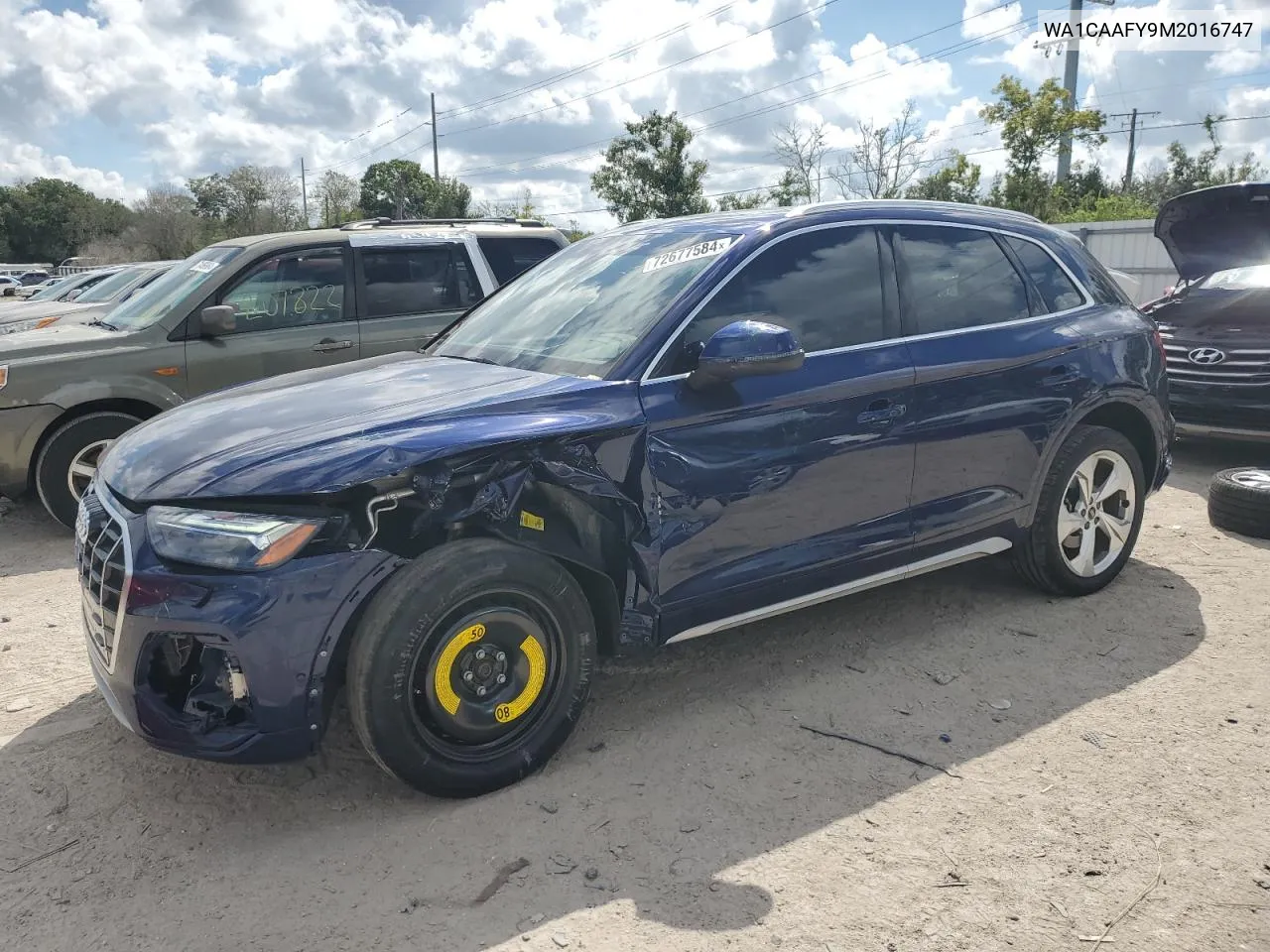 WA1CAAFY9M2016747 2021 Audi Q5 Prestige