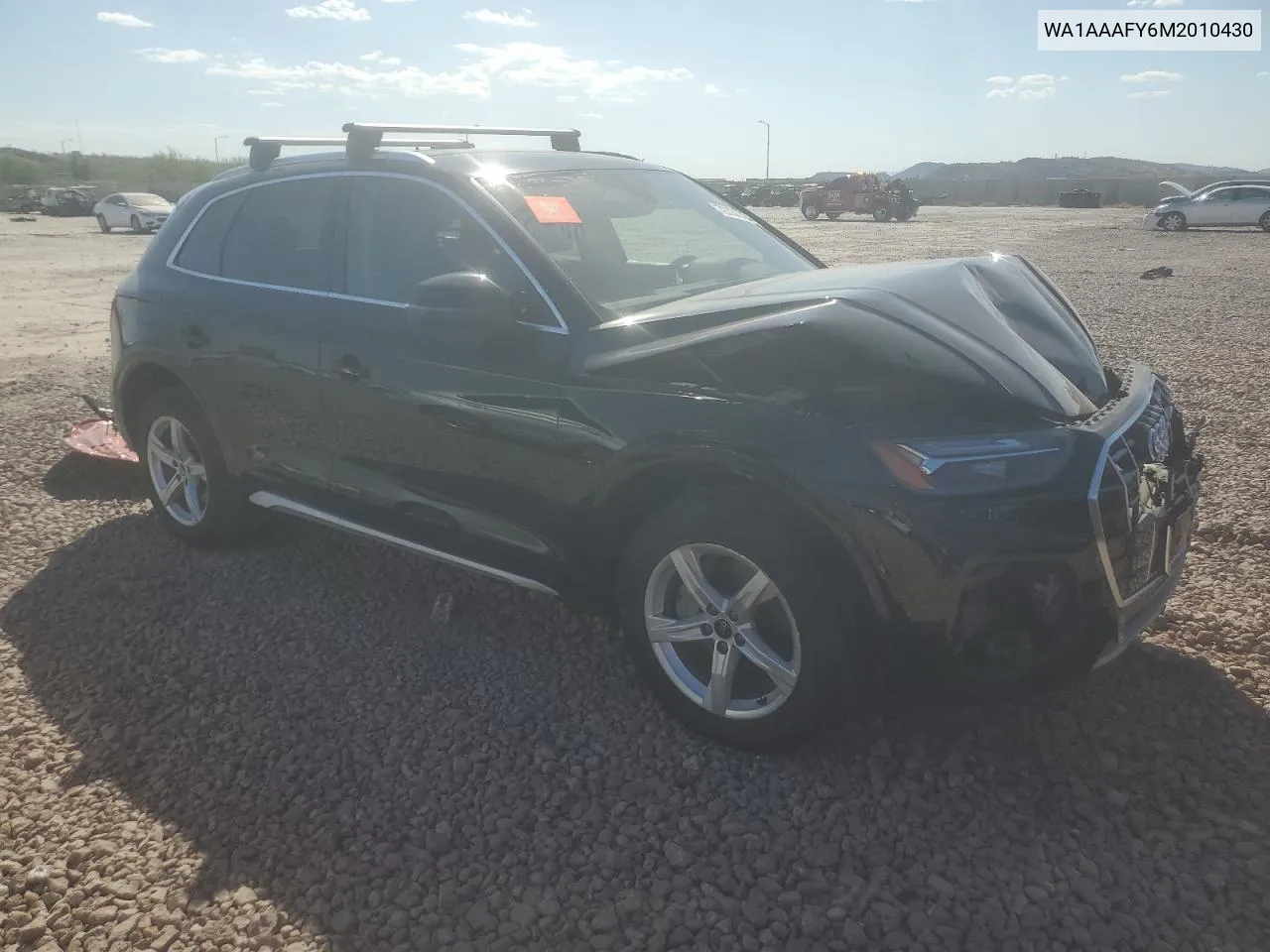 WA1AAAFY6M2010430 2021 Audi Q5 Premium