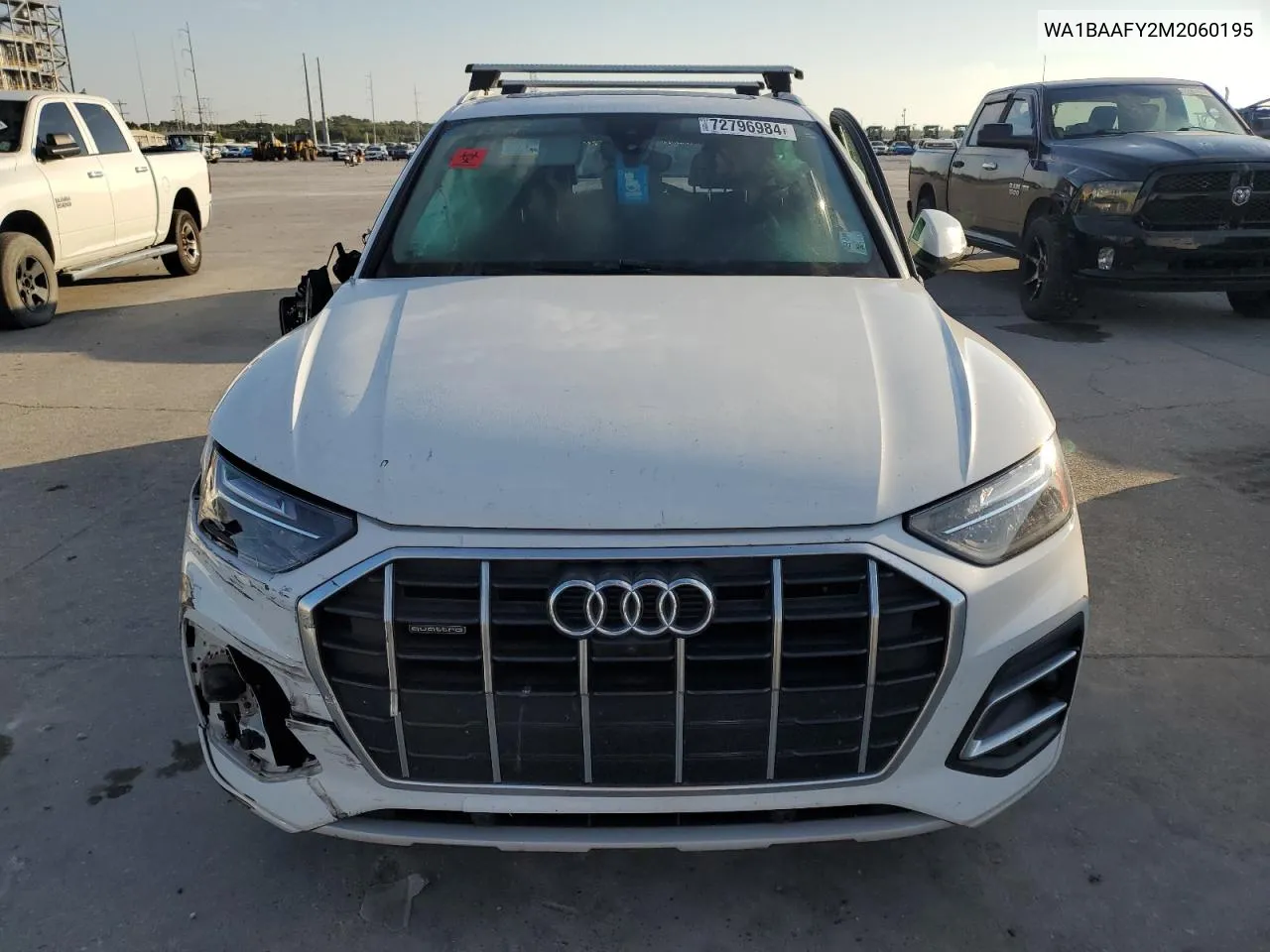 2021 Audi Q5 Premium Plus VIN: WA1BAAFY2M2060195 Lot: 72796984