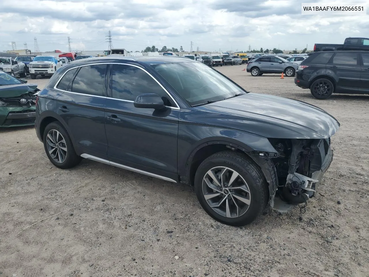 2021 Audi Q5 Premium Plus VIN: WA1BAAFY6M2066551 Lot: 73243794