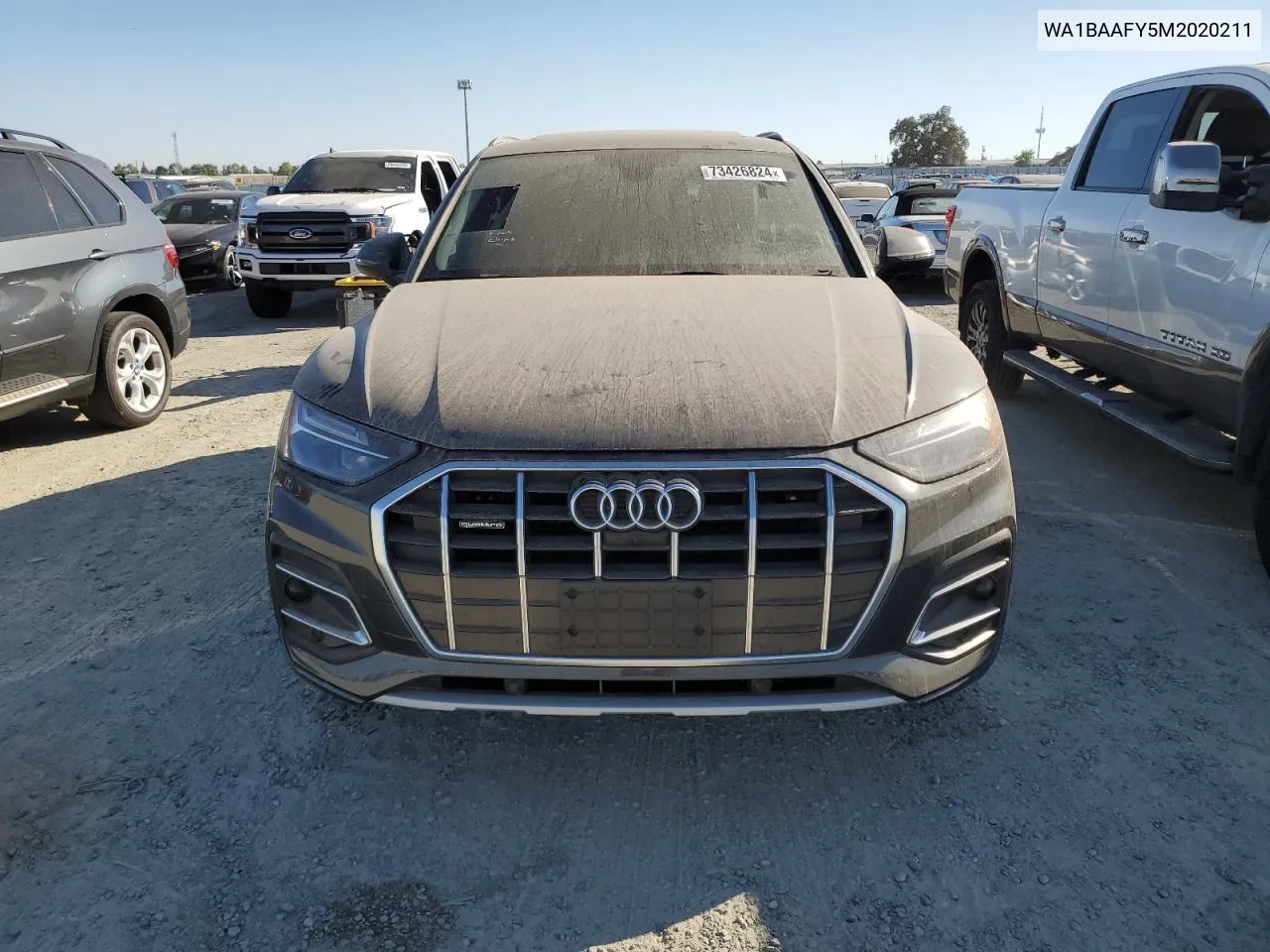 2021 Audi Q5 Premium Plus VIN: WA1BAAFY5M2020211 Lot: 73426824