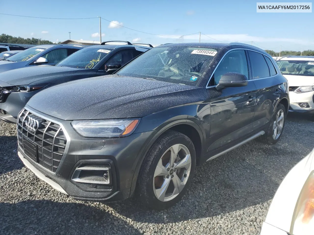 2021 Audi Q5 Prestige VIN: WA1CAAFY6M2017256 Lot: 73856544