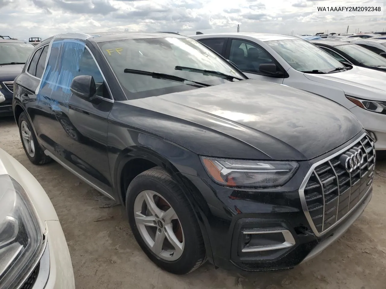 2021 Audi Q5 Premium VIN: WA1AAAFY2M2092348 Lot: 74554454