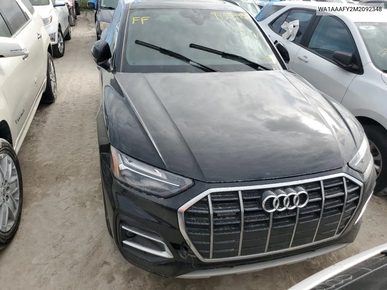 2021 Audi Q5 Premium VIN: WA1AAAFY2M2092348 Lot: 74554454