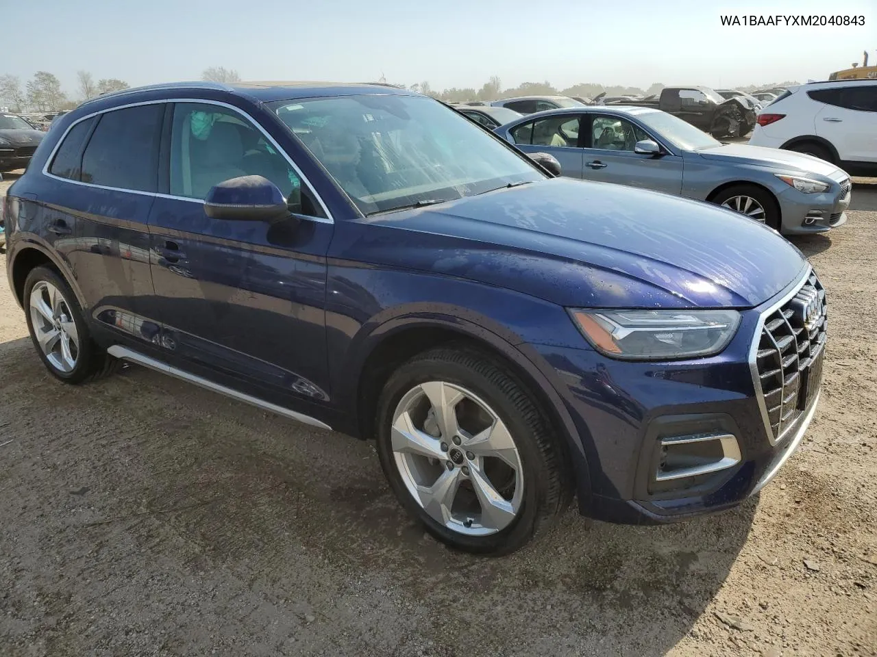 2021 Audi Q5 Premium Plus VIN: WA1BAAFYXM2040843 Lot: 75351684