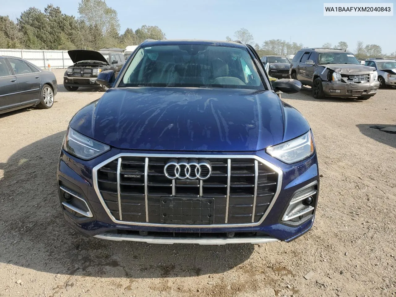 2021 Audi Q5 Premium Plus VIN: WA1BAAFYXM2040843 Lot: 75351684