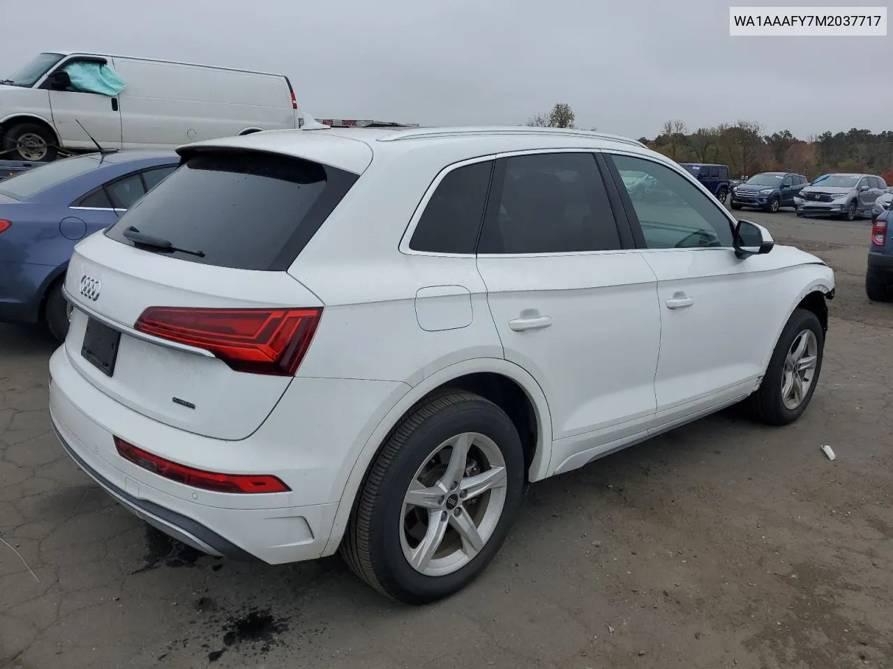 2021 Audi Q5 Premium VIN: WA1AAAFY7M2037717 Lot: 75461814