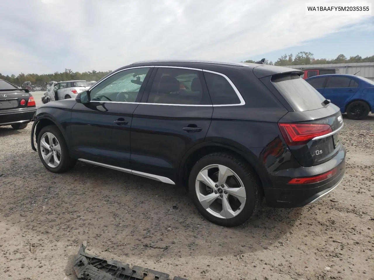 2021 Audi Q5 Premium Plus VIN: WA1BAAFY5M2035355 Lot: 75697334