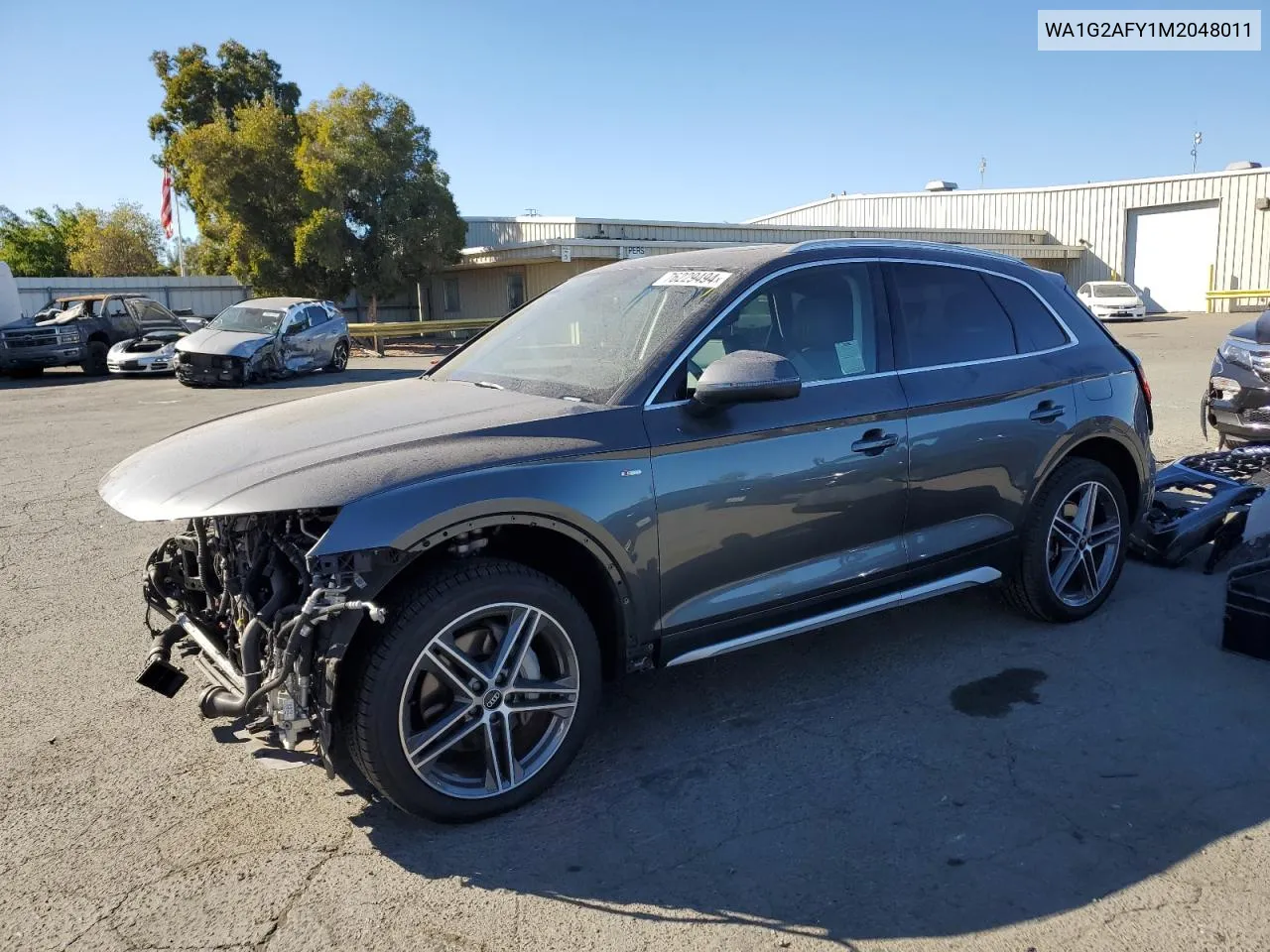 2021 Audi Q5 E Premium VIN: WA1G2AFY1M2048011 Lot: 76229494