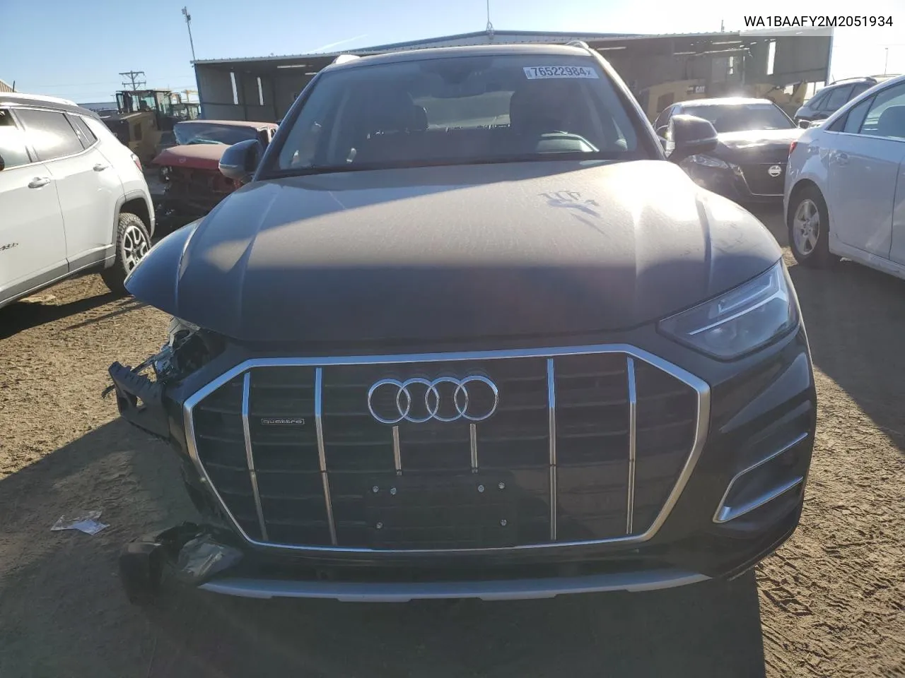 2021 Audi Q5 Premium Plus VIN: WA1BAAFY2M2051934 Lot: 76522984