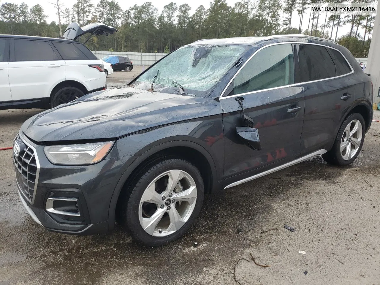 2021 Audi Q5 Premium Plus VIN: WA1BAAFYXM2116416 Lot: 77175094