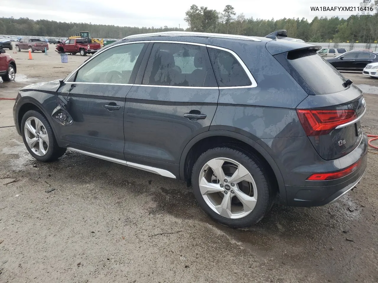 2021 Audi Q5 Premium Plus VIN: WA1BAAFYXM2116416 Lot: 77175094