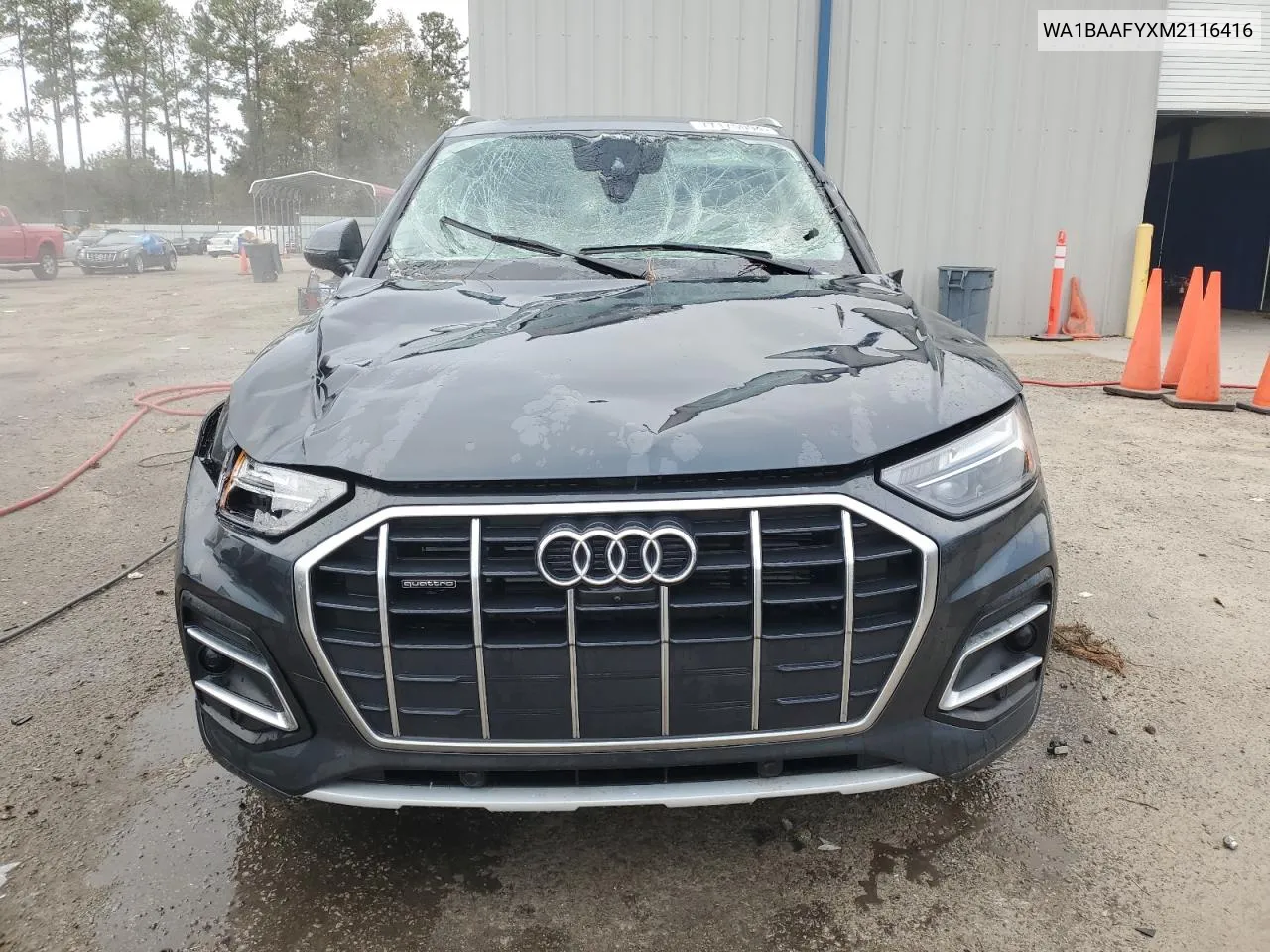 2021 Audi Q5 Premium Plus VIN: WA1BAAFYXM2116416 Lot: 77175094