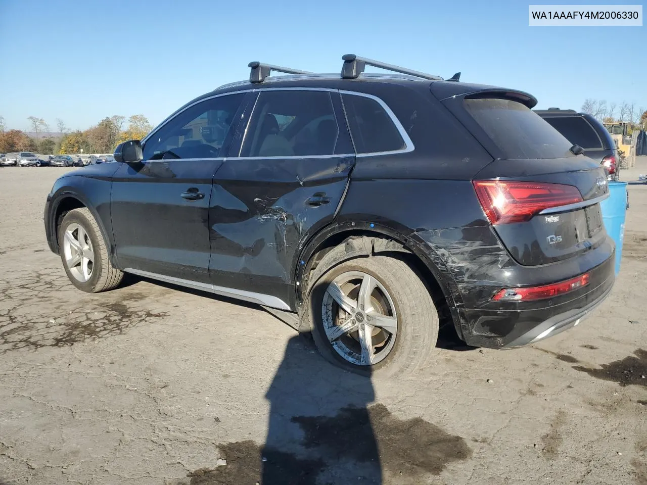 2021 Audi Q5 Premium VIN: WA1AAAFY4M2006330 Lot: 77387864