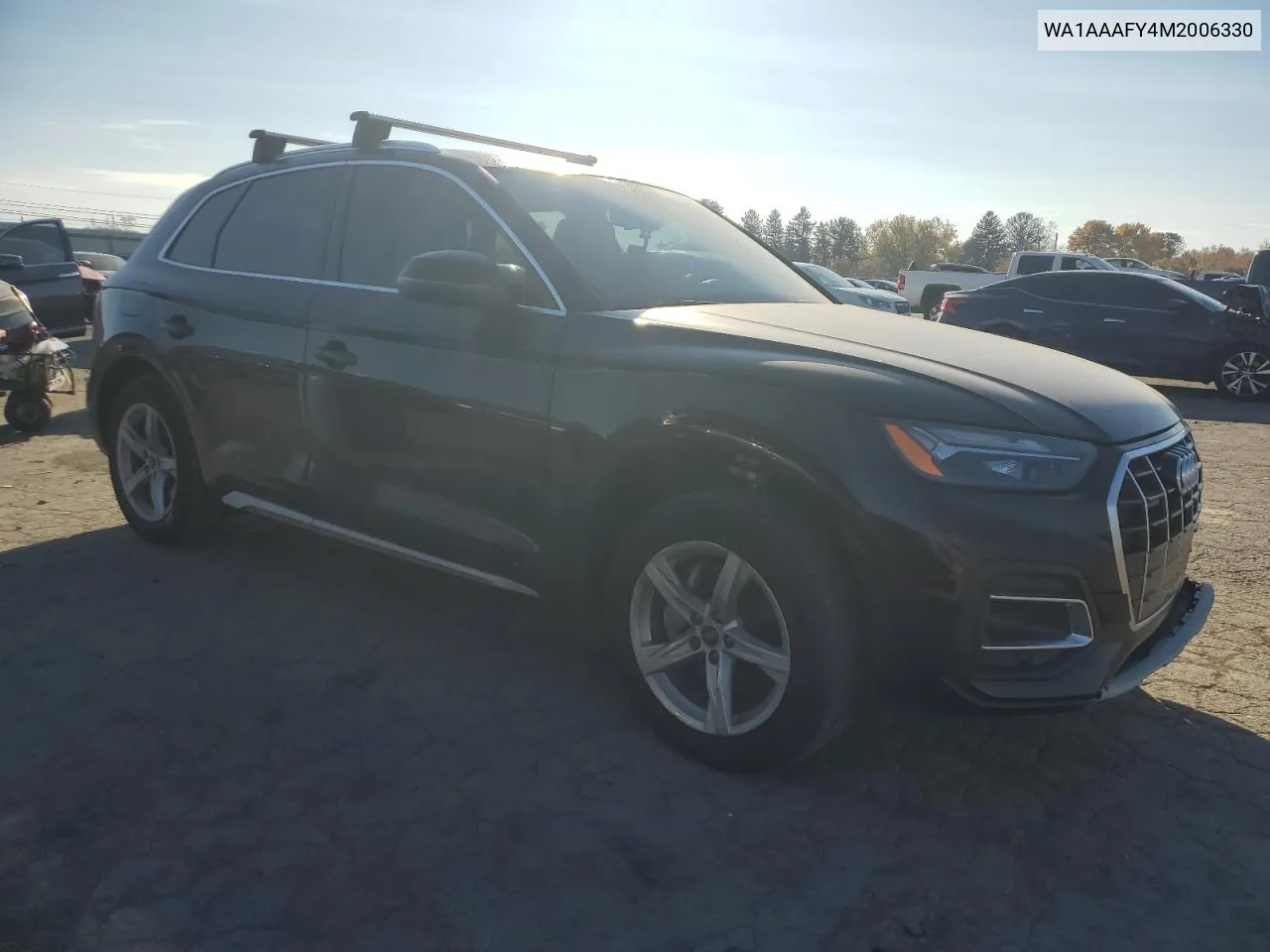 2021 Audi Q5 Premium VIN: WA1AAAFY4M2006330 Lot: 77387864