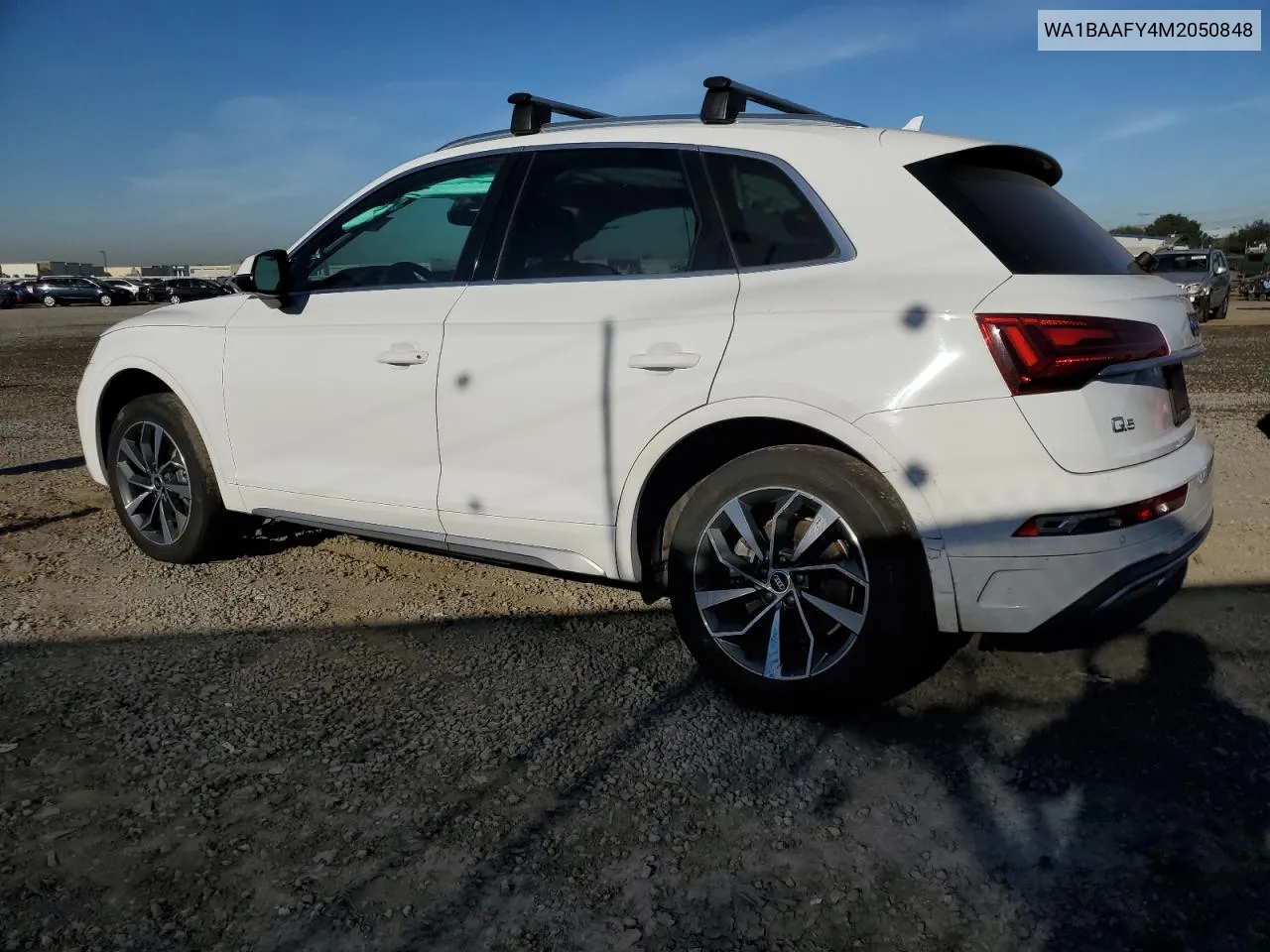 2021 Audi Q5 Premium Plus VIN: WA1BAAFY4M2050848 Lot: 77618864