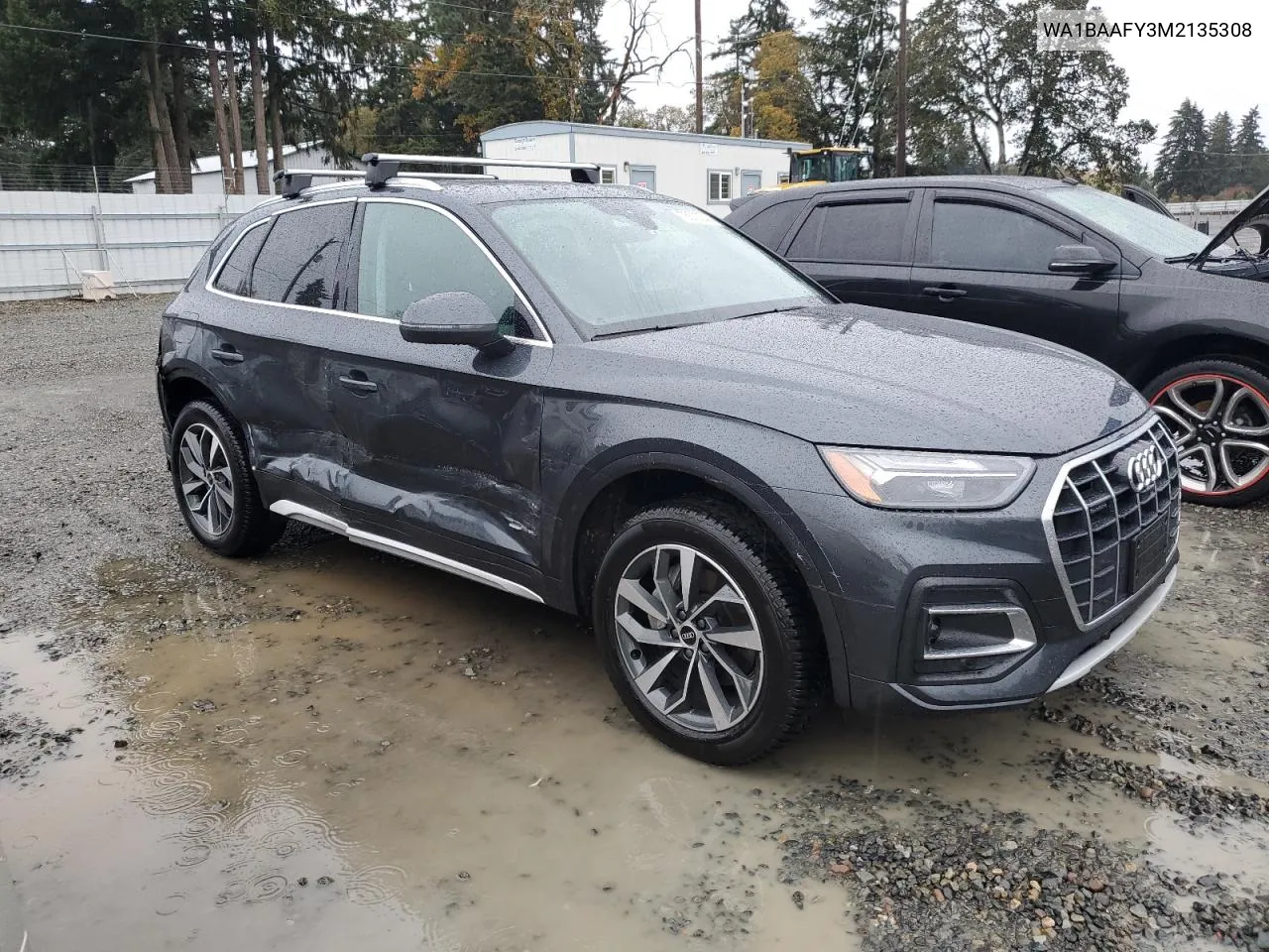 2021 Audi Q5 Premium Plus VIN: WA1BAAFY3M2135308 Lot: 78579344