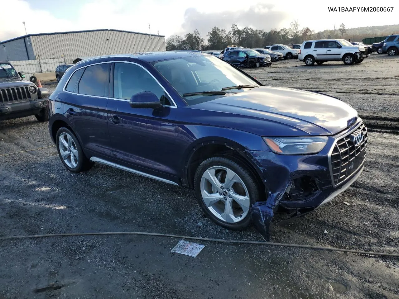 2021 Audi Q5 Premium Plus VIN: WA1BAAFY6M2060667 Lot: 79626624