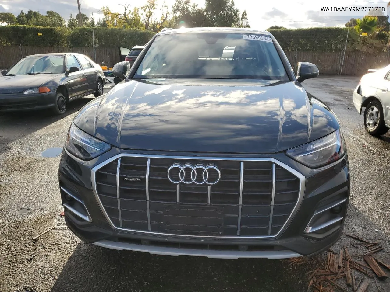 2021 Audi Q5 Premium Plus VIN: WA1BAAFY9M2071758 Lot: 79699564