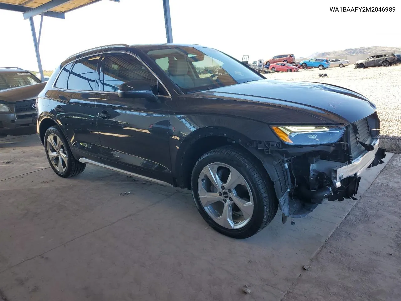 2021 Audi Q5 Premium Plus VIN: WA1BAAFY2M2046989 Lot: 79858614