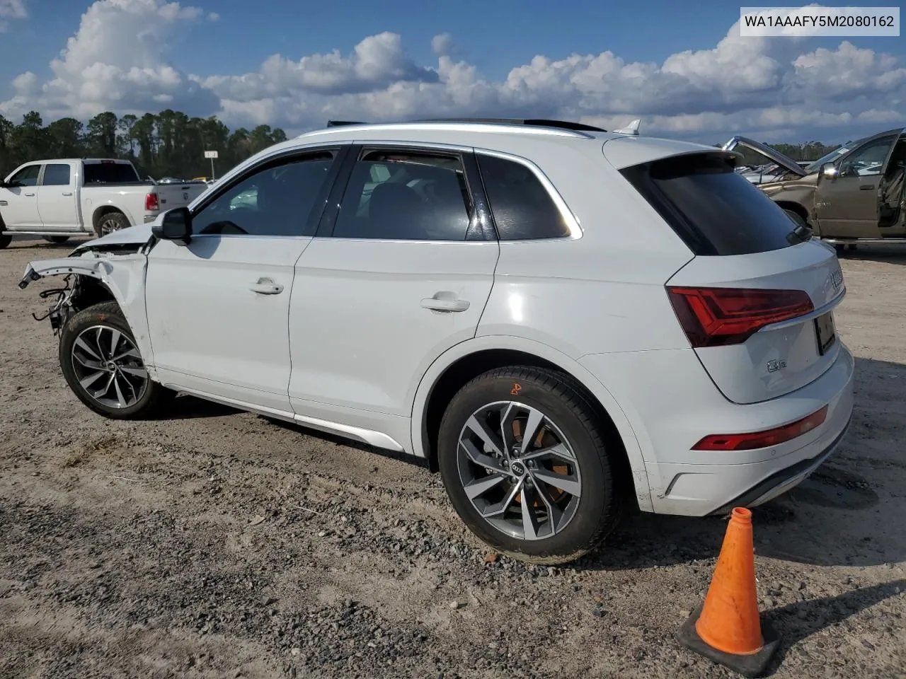 2021 Audi Q5 Premium VIN: WA1AAAFY5M2080162 Lot: 79949064