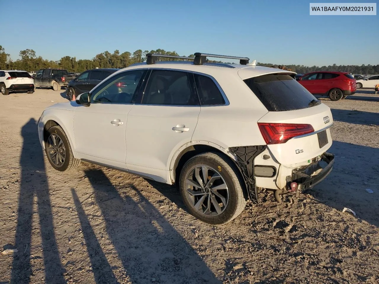 2021 Audi Q5 Premium Plus VIN: WA1BAAFY0M2021931 Lot: 80427974