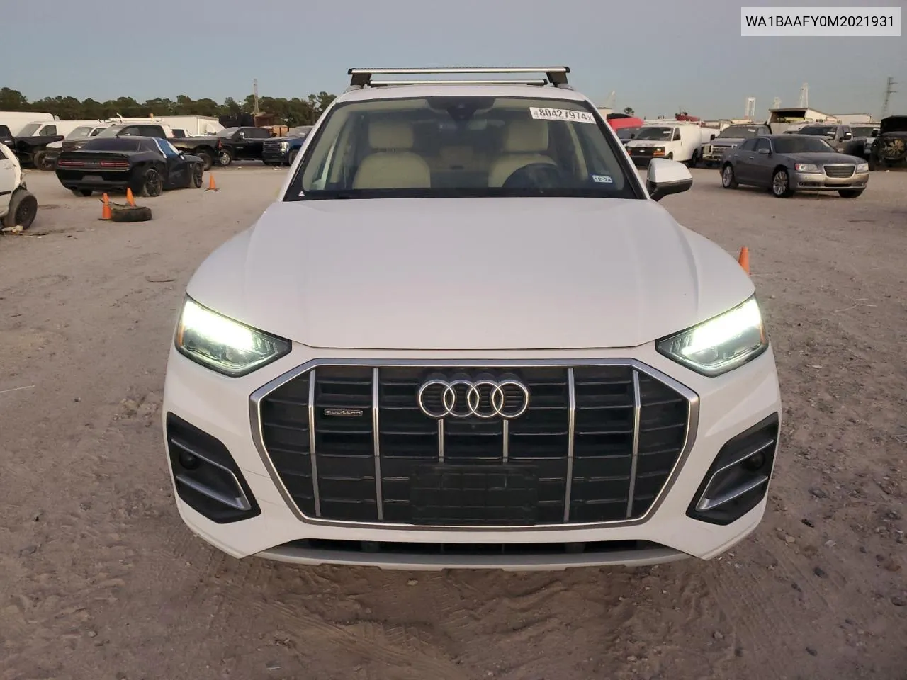 2021 Audi Q5 Premium Plus VIN: WA1BAAFY0M2021931 Lot: 80427974