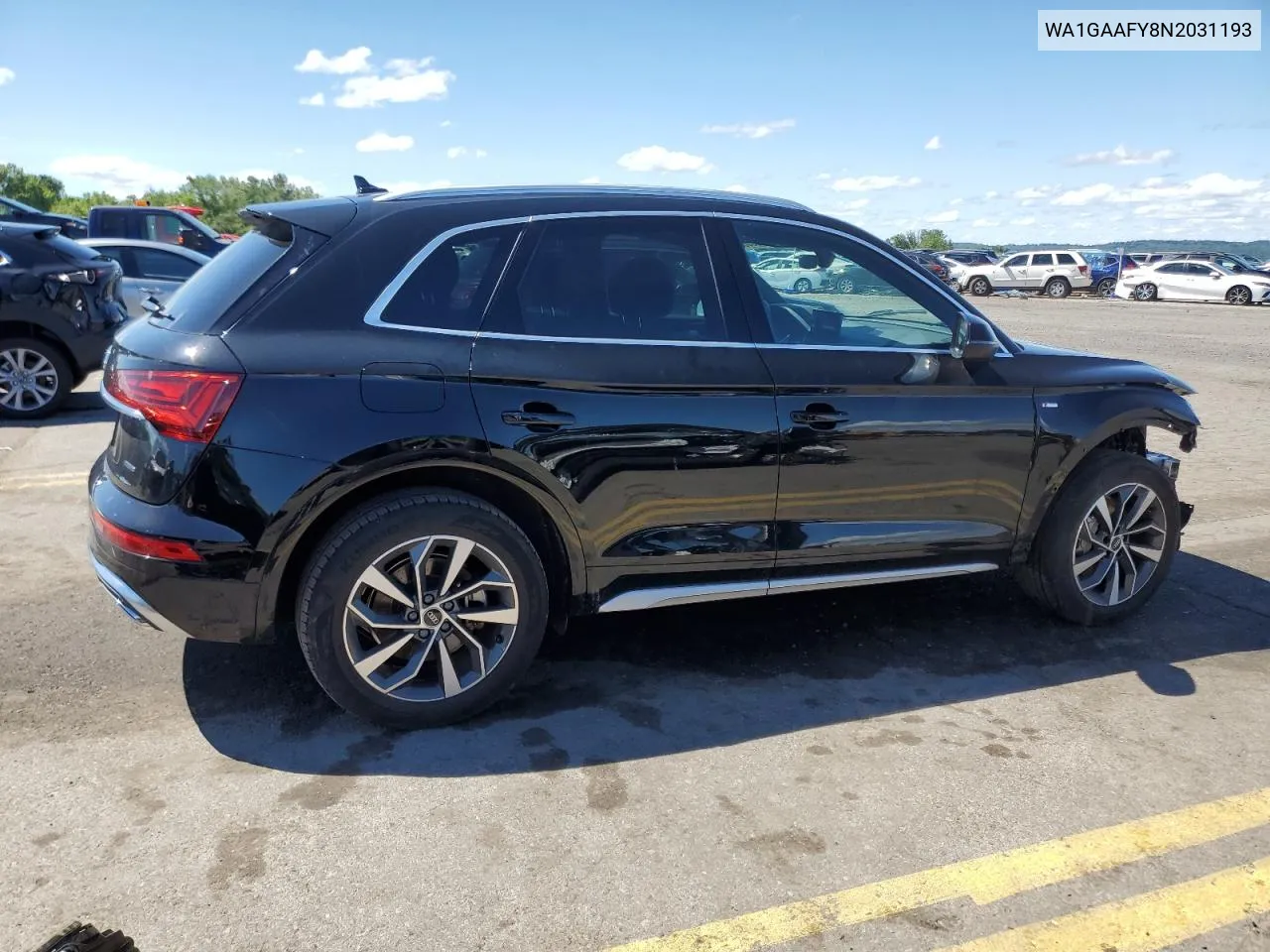 2022 Audi Q5 Premium 45 VIN: WA1GAAFY8N2031193 Lot: 60906214