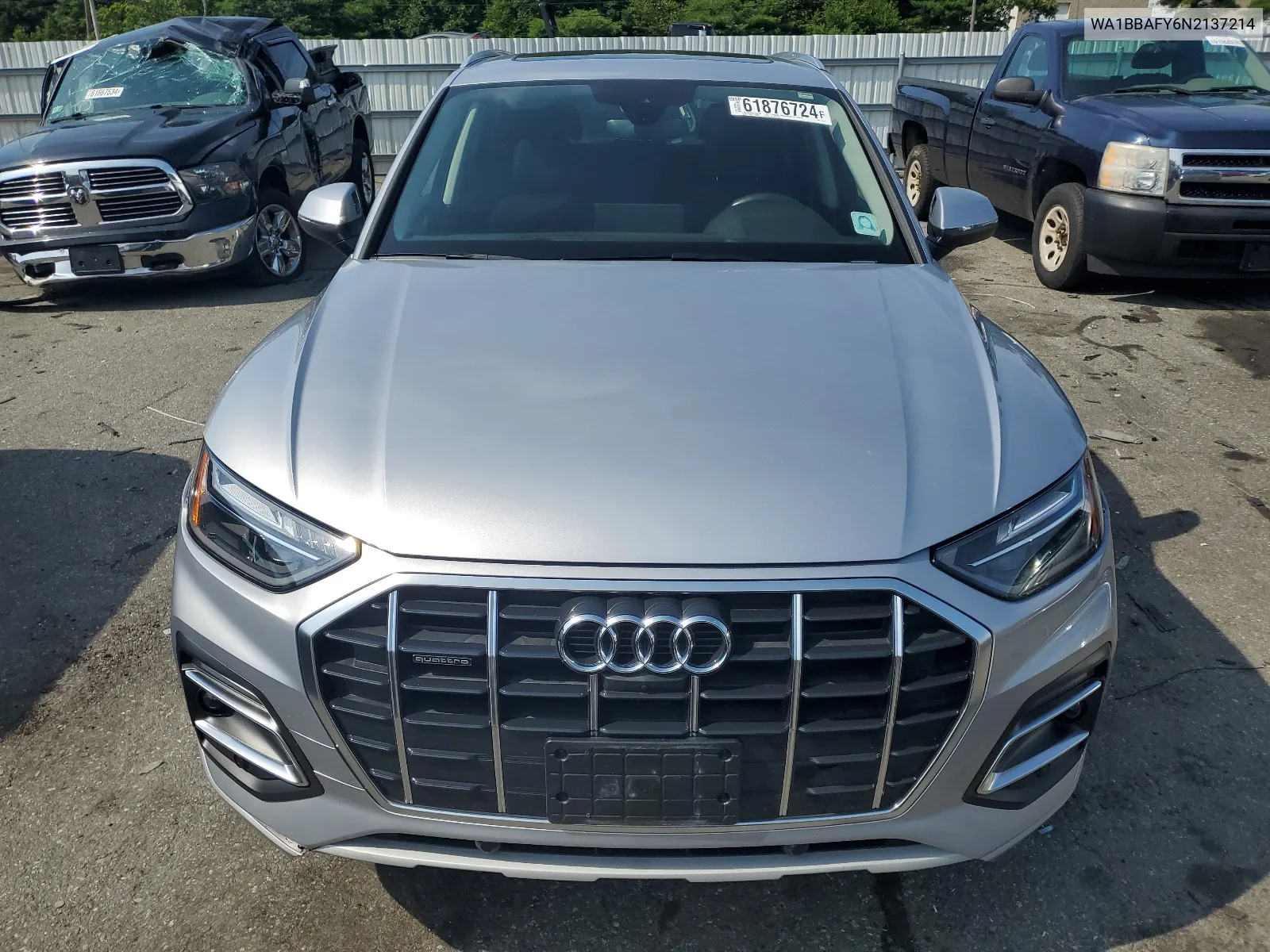 2022 Audi Q5 Premium Plus 40 VIN: WA1BBAFY6N2137214 Lot: 61876724