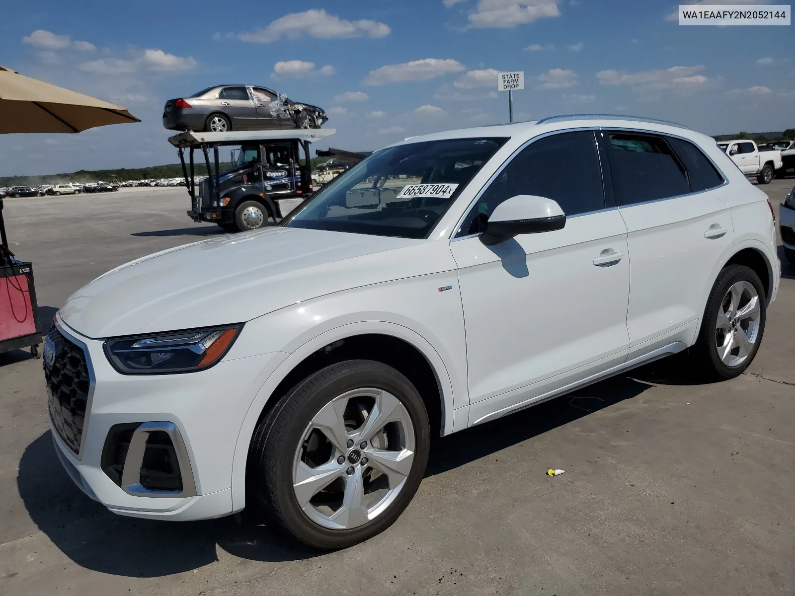 2022 Audi Q5 Premium Plus 45 VIN: WA1EAAFY2N2052144 Lot: 66587904