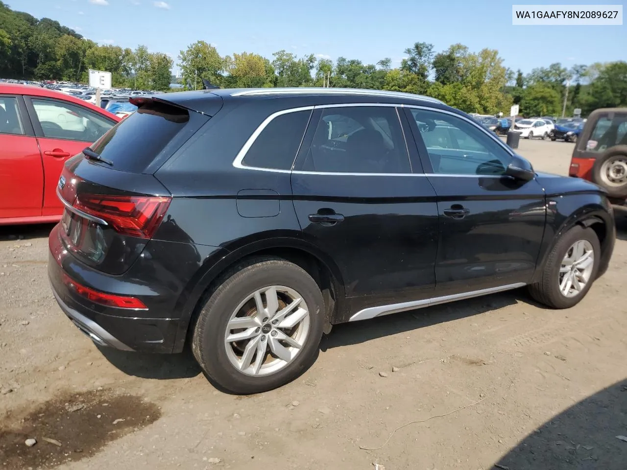 2022 Audi Q5 Premium 45 VIN: WA1GAAFY8N2089627 Lot: 70053814