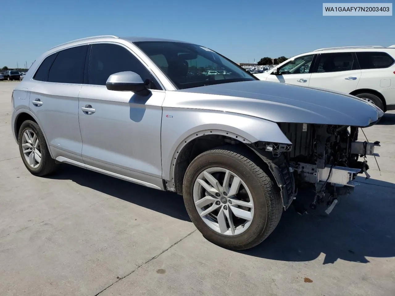 2022 Audi Q5 Premium 45 VIN: WA1GAAFY7N2003403 Lot: 70791494