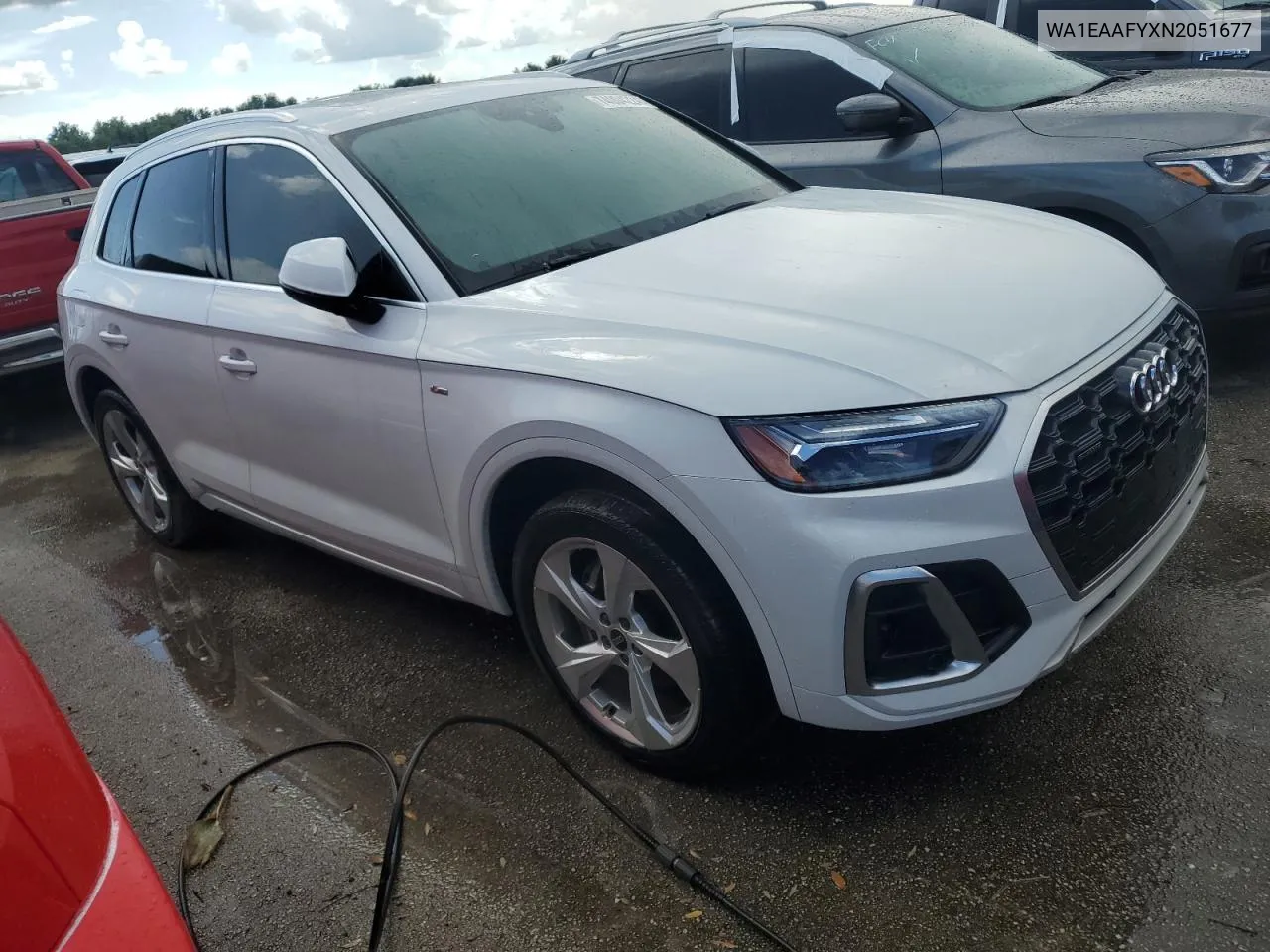 2022 Audi Q5 Premium Plus 45 VIN: WA1EAAFYXN2051677 Lot: 74004224