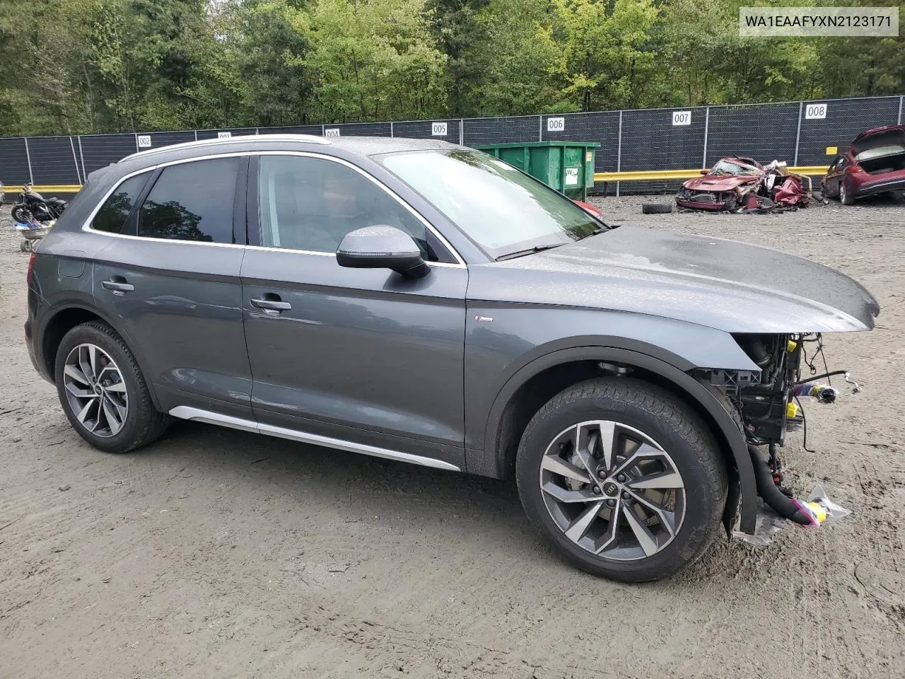 2022 Audi Q5 Premium Plus 45 VIN: WA1EAAFYXN2123171 Lot: 74102514