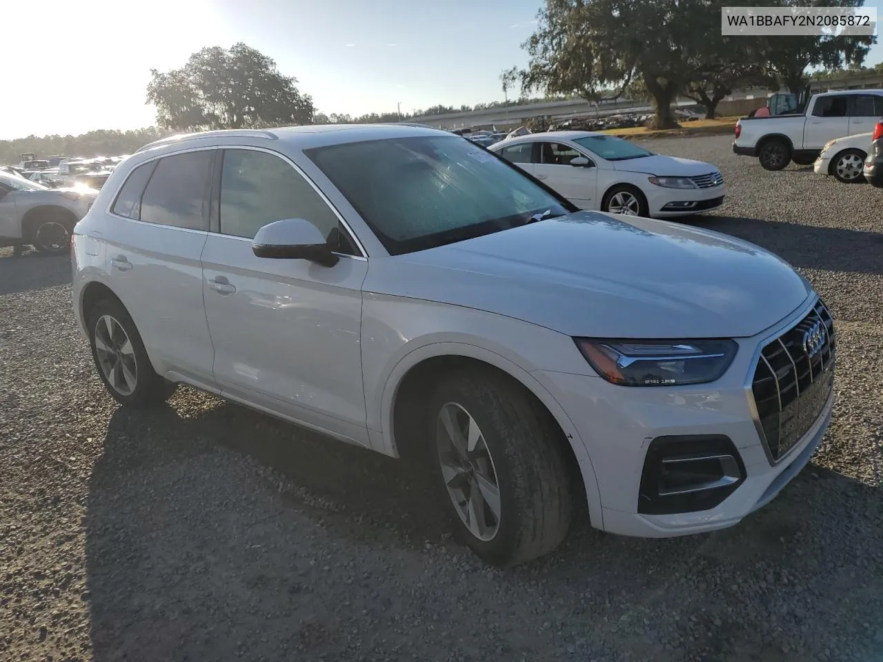 WA1BBAFY2N2085872 2022 Audi Q5 Premium Plus 40