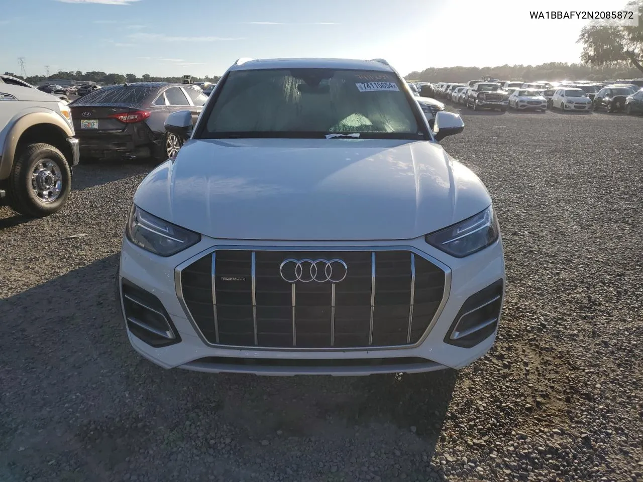 2022 Audi Q5 Premium Plus 40 VIN: WA1BBAFY2N2085872 Lot: 74115654