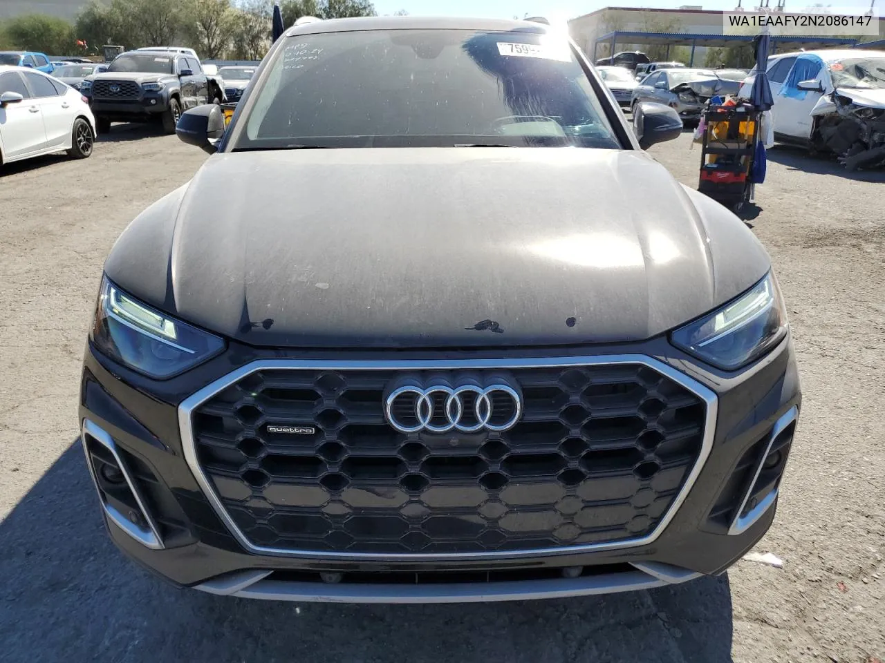 2022 Audi Q5 Premium Plus 45 VIN: WA1EAAFY2N2086147 Lot: 75992414