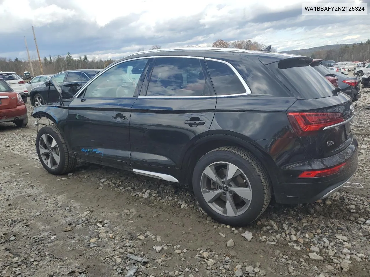 2022 Audi Q5 Premium Plus 40 VIN: WA1BBAFY2N2126324 Lot: 77452124