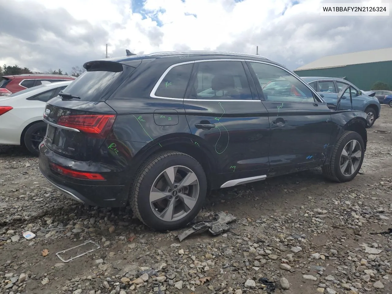 2022 Audi Q5 Premium Plus 40 VIN: WA1BBAFY2N2126324 Lot: 77452124