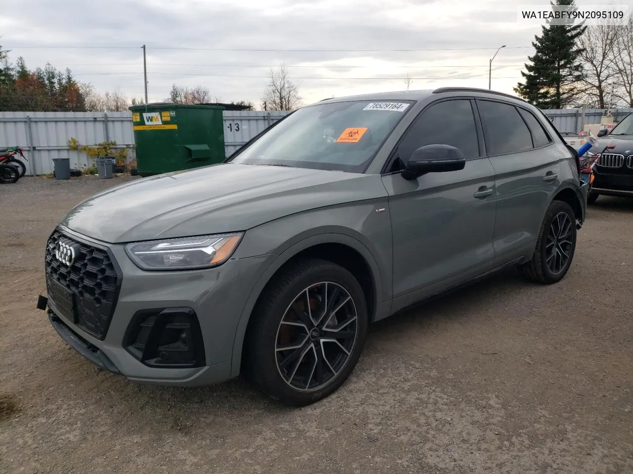 2022 Audi Q5 Premium Plus 45 VIN: WA1EABFY9N2095109 Lot: 78529164