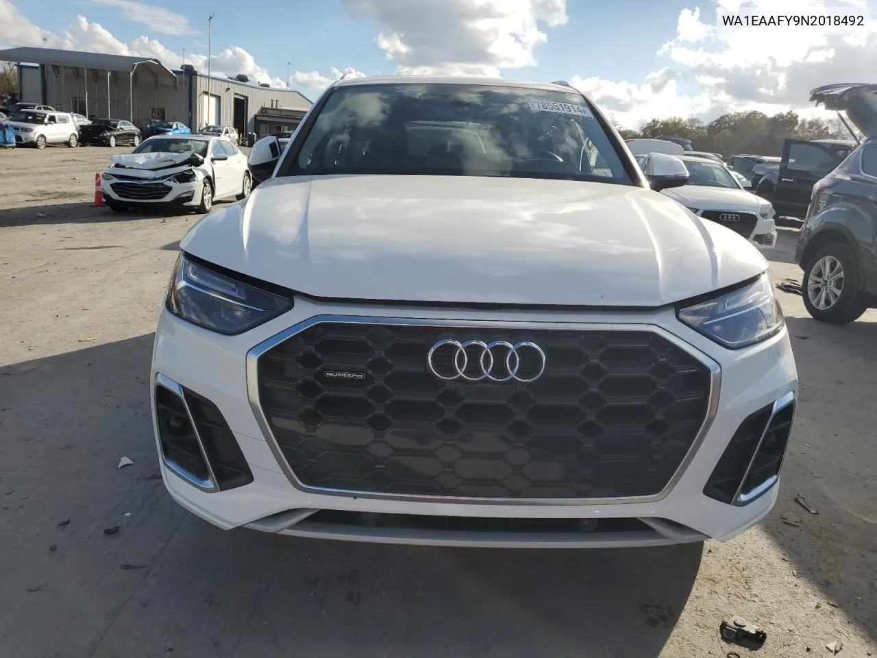 2022 Audi Q5 Premium Plus 45 VIN: WA1EAAFY9N2018492 Lot: 78551914