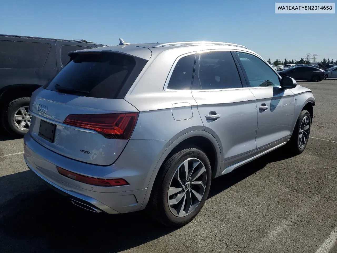 2022 Audi Q5 Premium Plus 45 VIN: WA1EAAFY8N2014658 Lot: 78714454